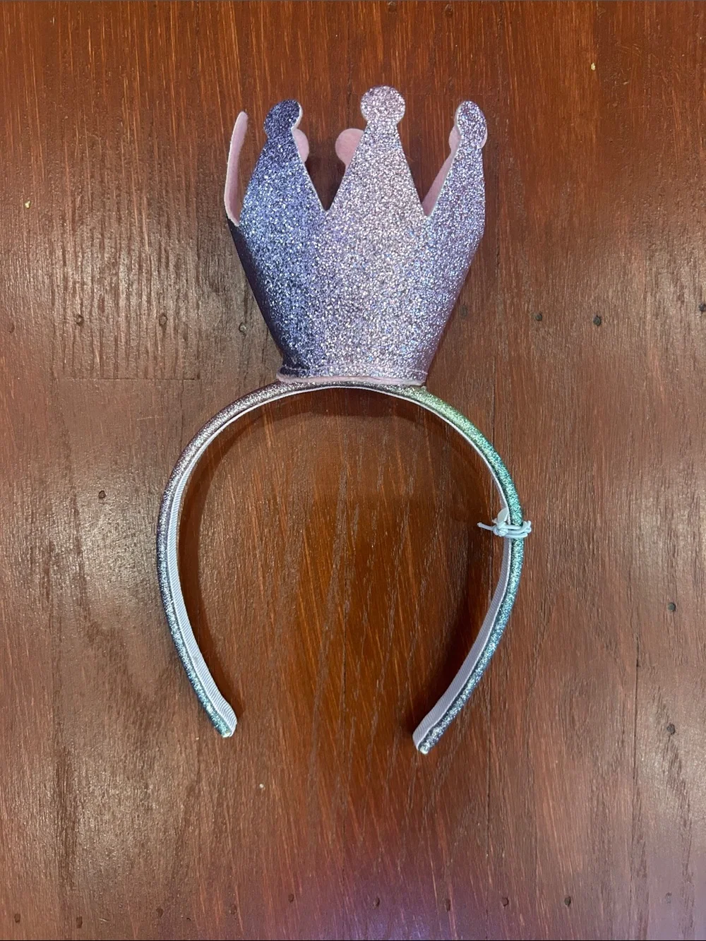 Gymboree Sparkle Crown Headband in Iridescent Lavender
